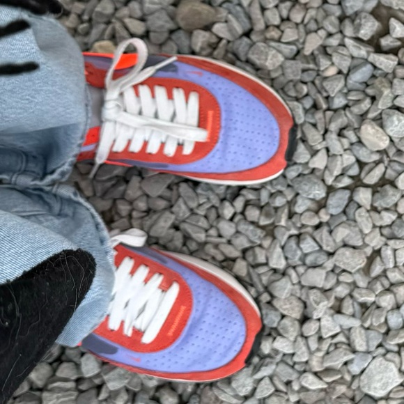 Nike Waffle Ones in Purple and Neon Orange - Picture 5 of 6